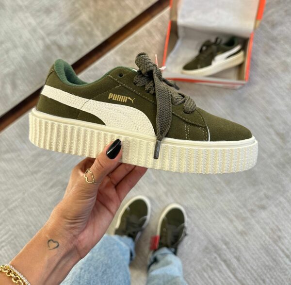Tênis Puma Sued Bege Premium Feminino