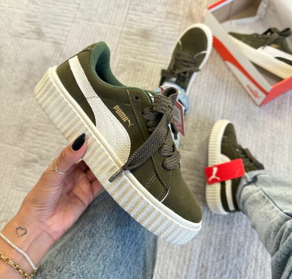 Tênis Puma Sued Bege Premium Feminino