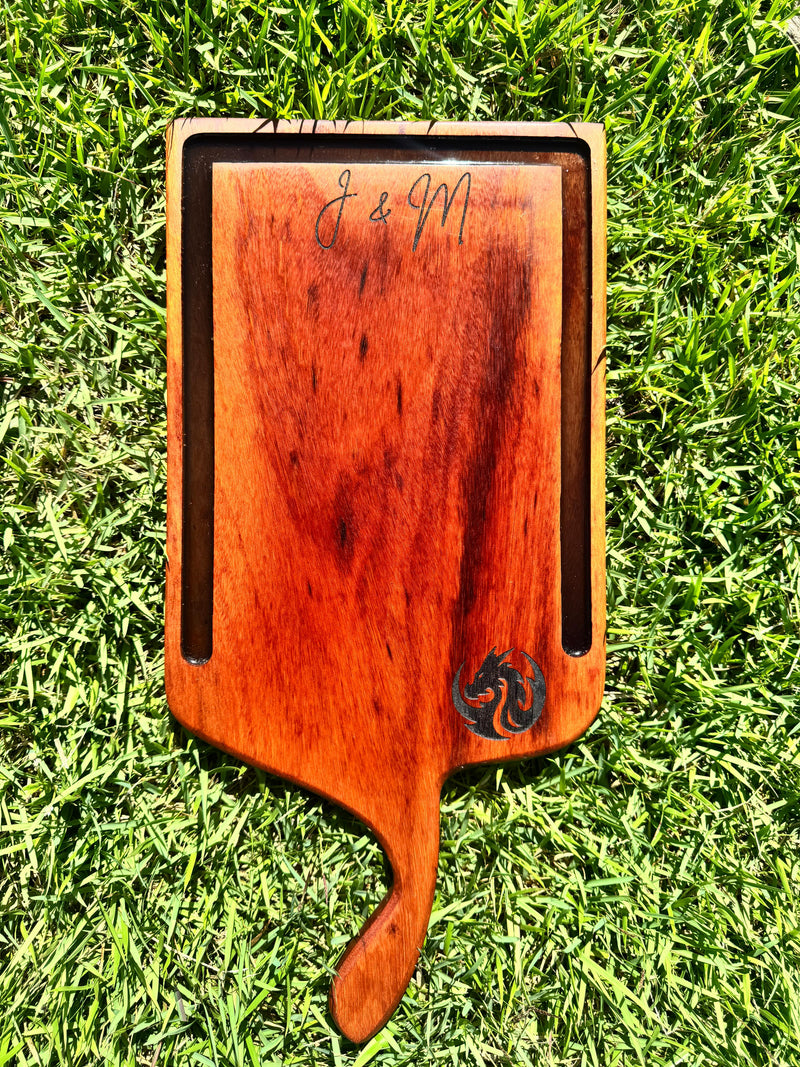 Tabuas de corte gourmet com handle